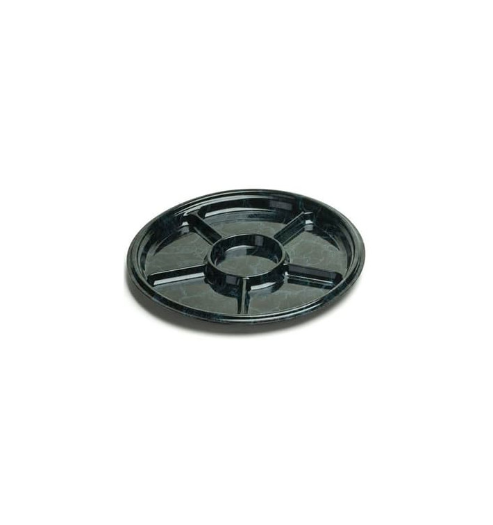 Plastic Tray Marble 6C 40 cm (5 Units) 