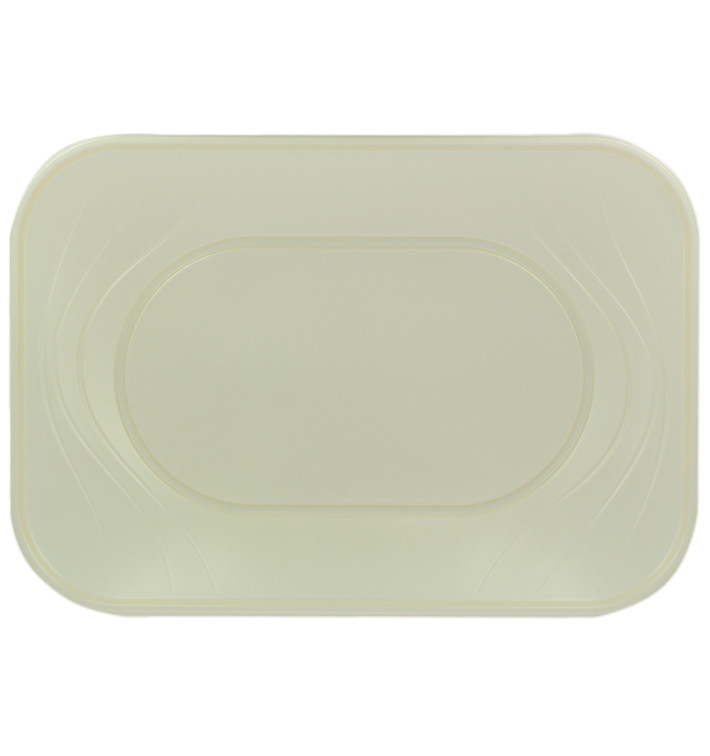 Plastic Tray Microwavable "X-Table" Pearl 33x23cm (2 Units) 