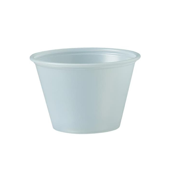 Plastic Souffle Cup PS Clear 75ml Ø6,6cm (250 Units)  