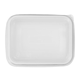 Plastic Lid for Tray Clear 15,7x11,2x5,1cm (100 Units)  