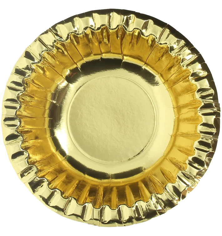 Paper Bowl "Party" Gold Ø16cm (90 Units)