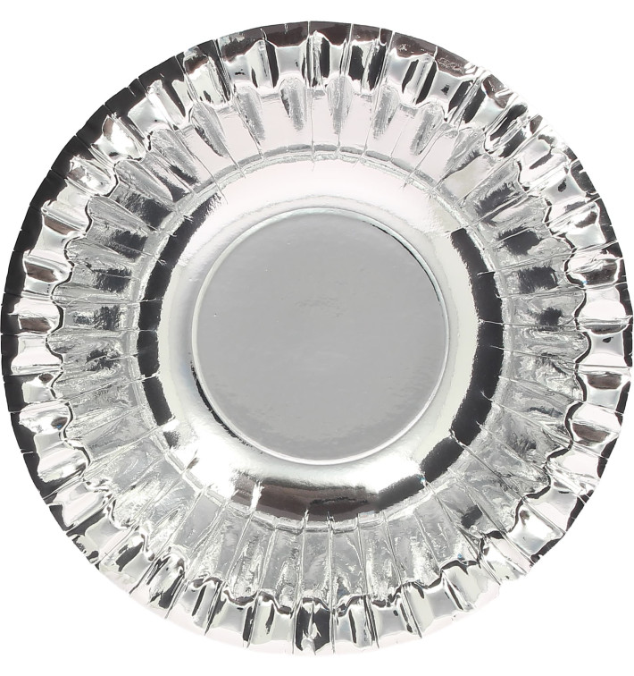 Paper Bowl "Party" Silver Ø16cm (6 Units)