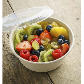 Plastic Lid PP Clear for Bowl 500ml Ø15cm (100 Units)  