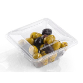 Plastic Mini-Bowl PET Heat Sealable 175ml 9x9x4cm (50 Units) 