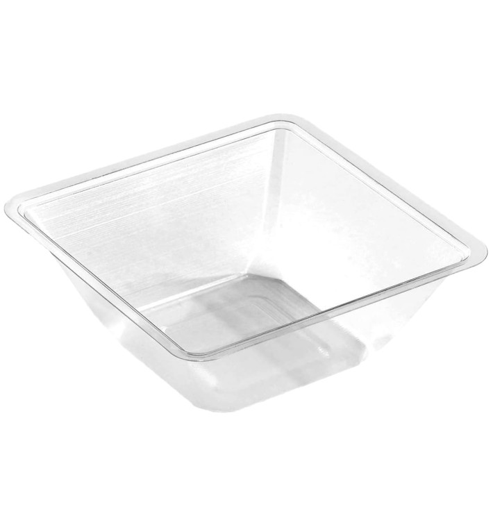 Plastic Mini-Bowl PET Heat Sealable 175ml 9x9x4cm (50 Units) 