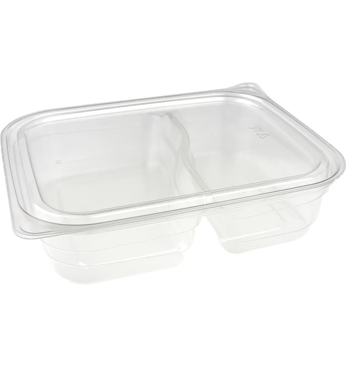 Plastic Deli Container PET 2C 220/280ml 18x15x4cm (75 Units)  