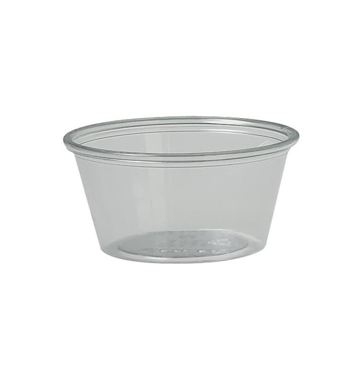 Plastic Souffle Cup PET Clear 2Oz/60ml Ø6,6cm (250 Units)  