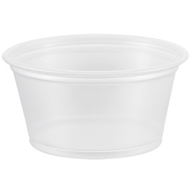 Plastic Souffle Cup PP Clear 60ml Ø6,6cm (2500 Units)