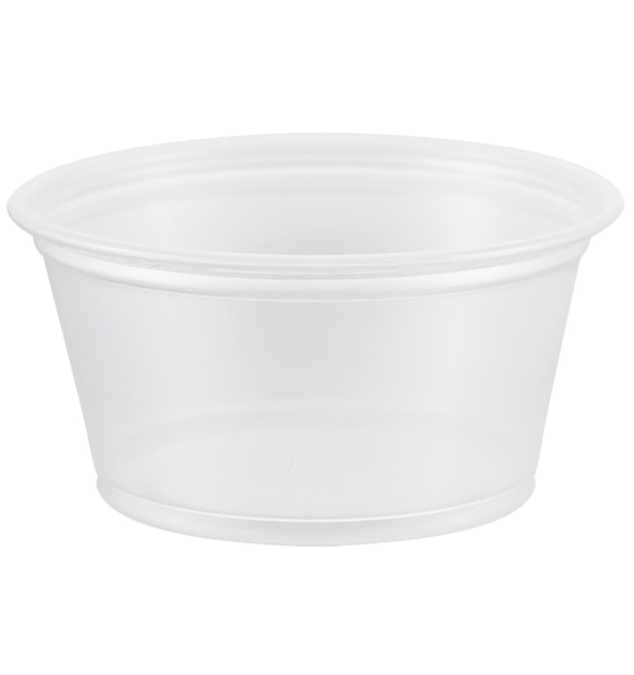 Plastic Souffle Cup PP Clear 60ml Ø6,6cm (2500 Units)