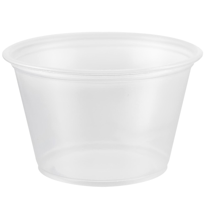 Plastic Souffle Cup PP Clear 120ml Ø7,3cm (2500 Units)