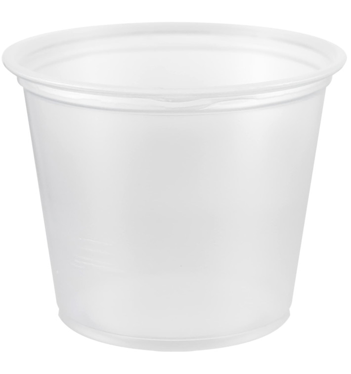 Plastic Souffle Cup PP Clear 165ml Ø7,3cm (2500 Units) 