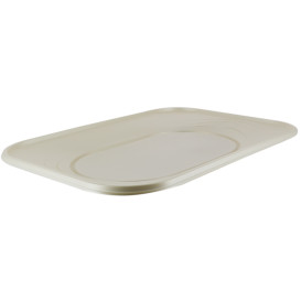 Plastic Tray Microwavable "X-Table" Pearl 33x23cm (60 Units)