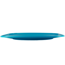 Plastic Tray Microwavable "X-Table" Turquoise 33x23cm (60 Units)