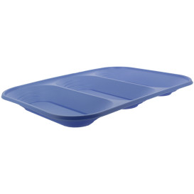 Plastic Tray Microwavable "X-Table" 3C Violet 33x23cm (2 Units) 