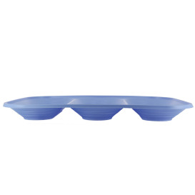 Plastic Tray Microwavable "X-Table" 3C Violet 33x23cm (2 Units) 