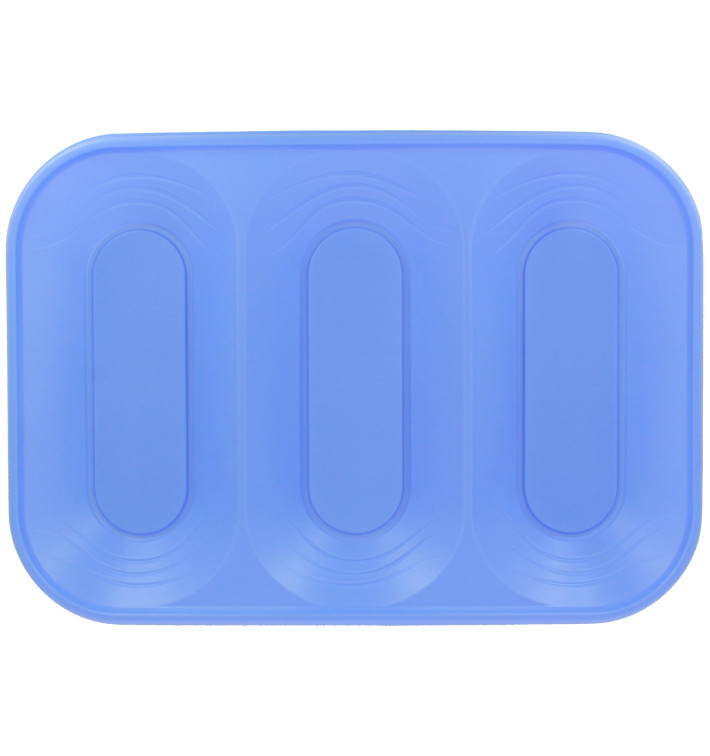 Plastic Tray Microwavable "X-Table" 3C Violet 33x23cm (2 Units) 