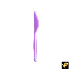 Plastic Knife PS "Easy" Pink Pearl 18,5cm (20 Units) 