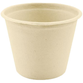 Sugarcane Container Natural Ø11,4cm 500ml (50 Units) 