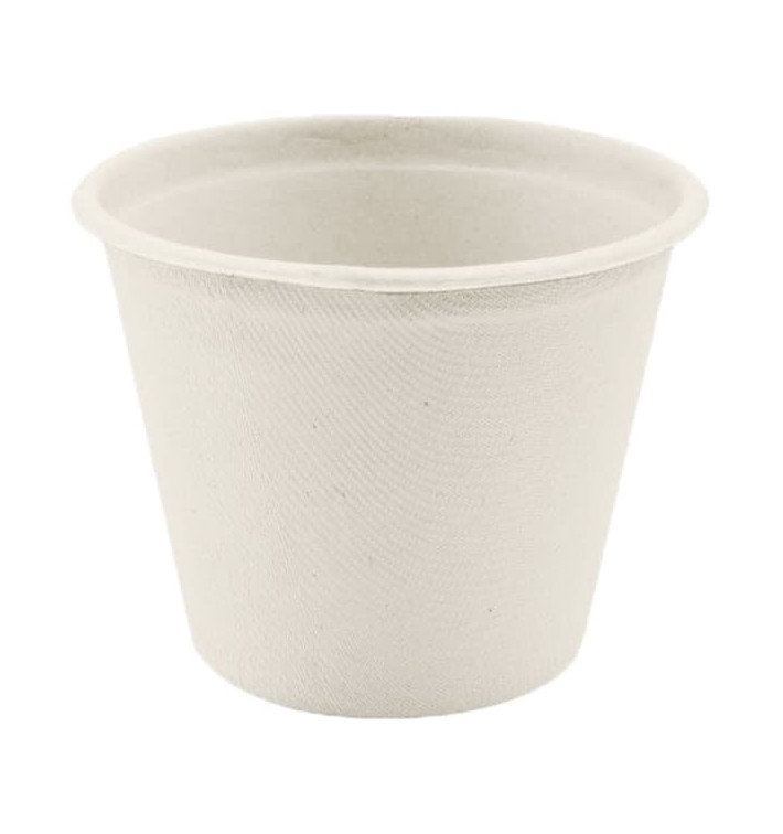 Sugarcane Container White Ø11cm 450ml (50 Units) 