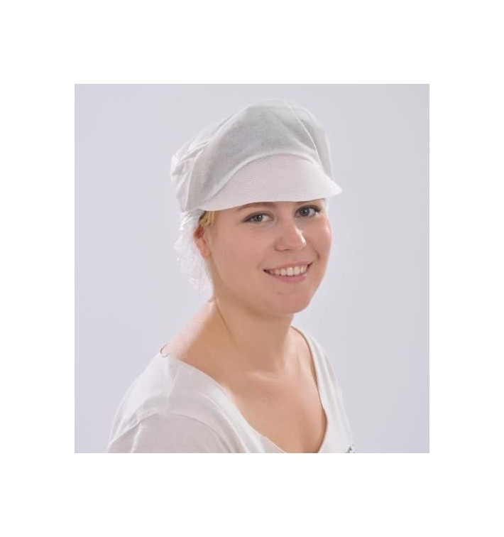 Disposable Bouffant Cap Viser without Pickup 