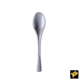 Plastic Spoon PS "Fly" beige 14,5cm (50 Units) 