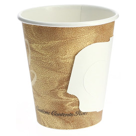 Paper Cup with Handle "Mistique" 6 Oz/180ml Ø7,4cm (50 Units) 