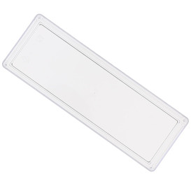 Plastic Tray PS Rectangular shape Clear 4,6x13cm (50 Units) 