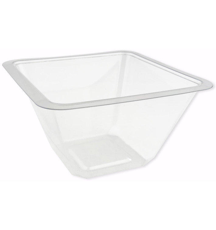 Plastic Bowl PET Heat sealable 375ml 12x12x7cm (600 Units)