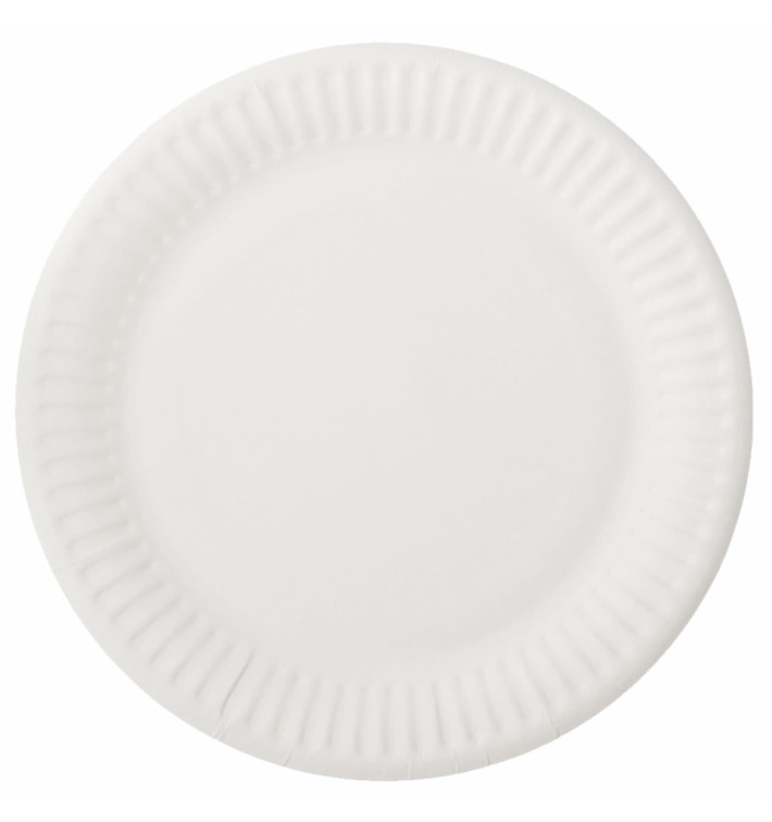 Paper Plate White 15 cm (100 Units)  