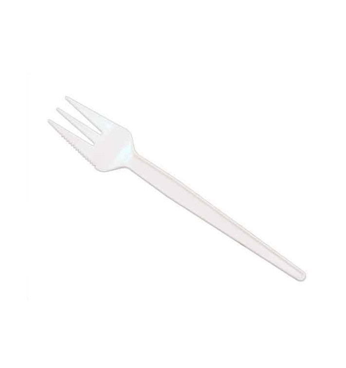 Plastic Fork "Sierra" PS White 13,5cm (200 Units)