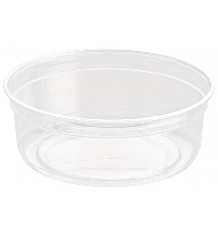 Deli Containers, 16 oz, Clear, Plastic, 50/Pack, 10 Packs/Carton