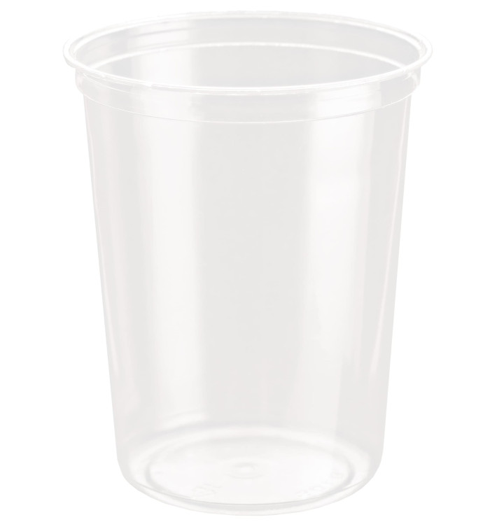 Plastic Deli Container rPET "DeliGourmet" 32 Oz/946ml (50 Units)