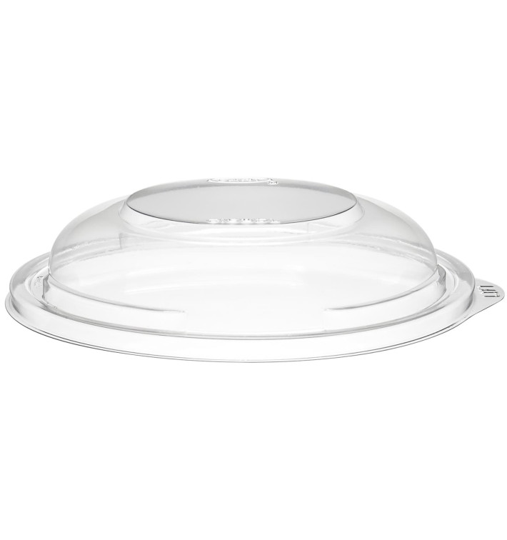 Plastic High Dome Lid PET for Salad Bowl Clear Ø15cm (63 Units)  