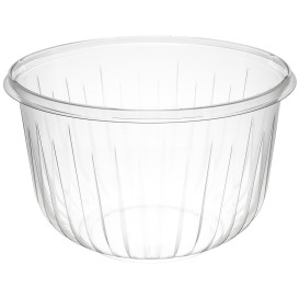 Plastic Salad Bowl PET "PresentaBowls" Clear 1895ml Ø18,3cm (252 Units)