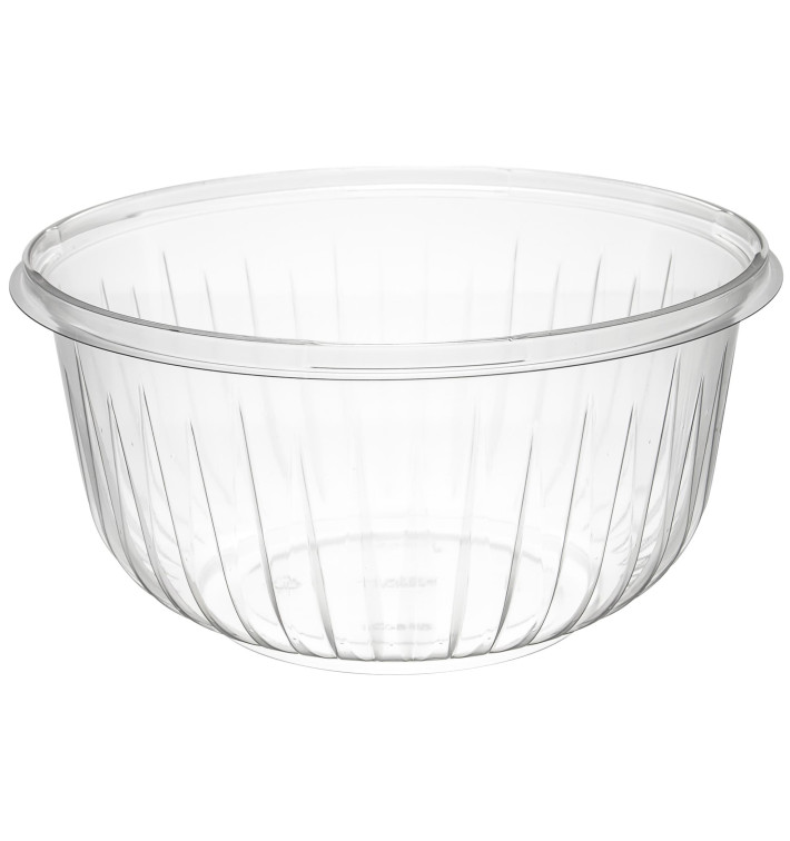 Plastic Salad Bowl PET "PresentaBowls" Clear 1420ml Ø18,3cm (252 Units)