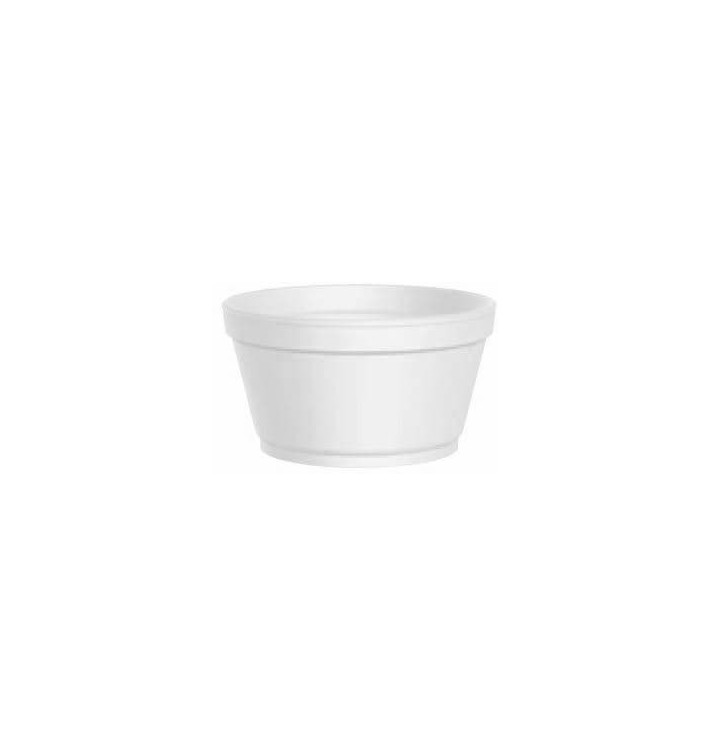 Foam Container White 12 Oz/355ml Ø11,7cm (500 Units)