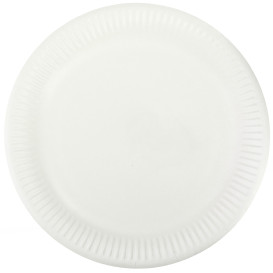 Paper Plate White 23cm (50 Units) 