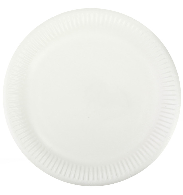 Paper Plate White 23cm (50 Units) 