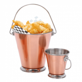 Serving Bucket Steel Copper Ø7x7cm (1 Unit) 