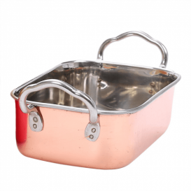 Serving Bucket Steel Copper 14,5x9,5cm (6 Units)