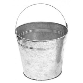 Serving Bucket Steel Ø10x10cm (12 Units)