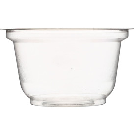 Plastic Container PS Crystal 220ml Ø9,5cm (104 Units)