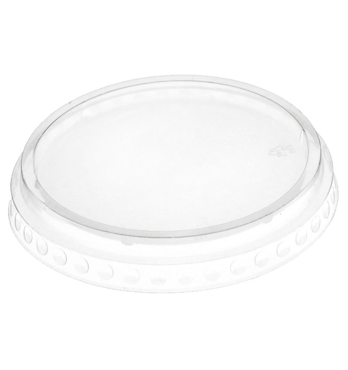 Plastic Lid PET Crystal Flat Ø9,5cm (1792 Units)