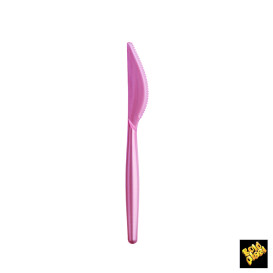 Plastic Knife PS "Easy" Peach Pearl 18,5cm (20 Units) 