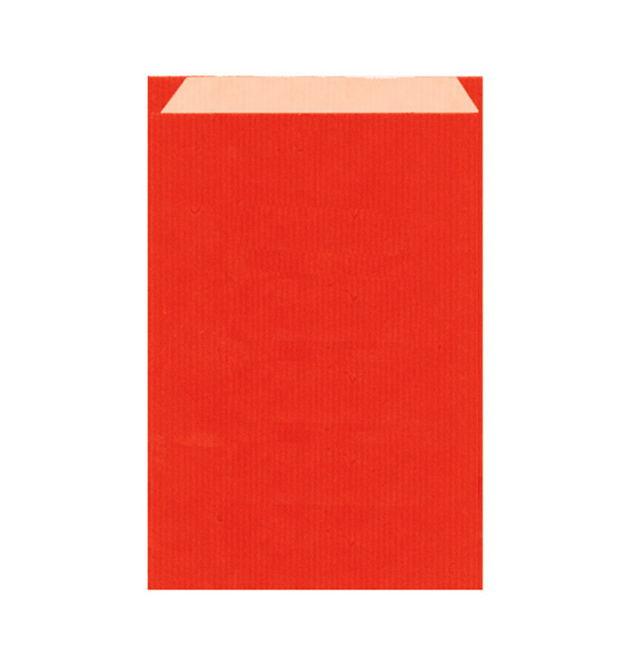 Paper Envelope Kraft Red 19+8x35cm (125 Units)  