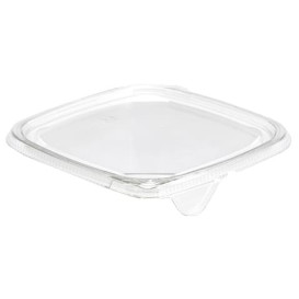 Plastic Lid for Deli Container PET Flat 12x12cm (1000 Units)