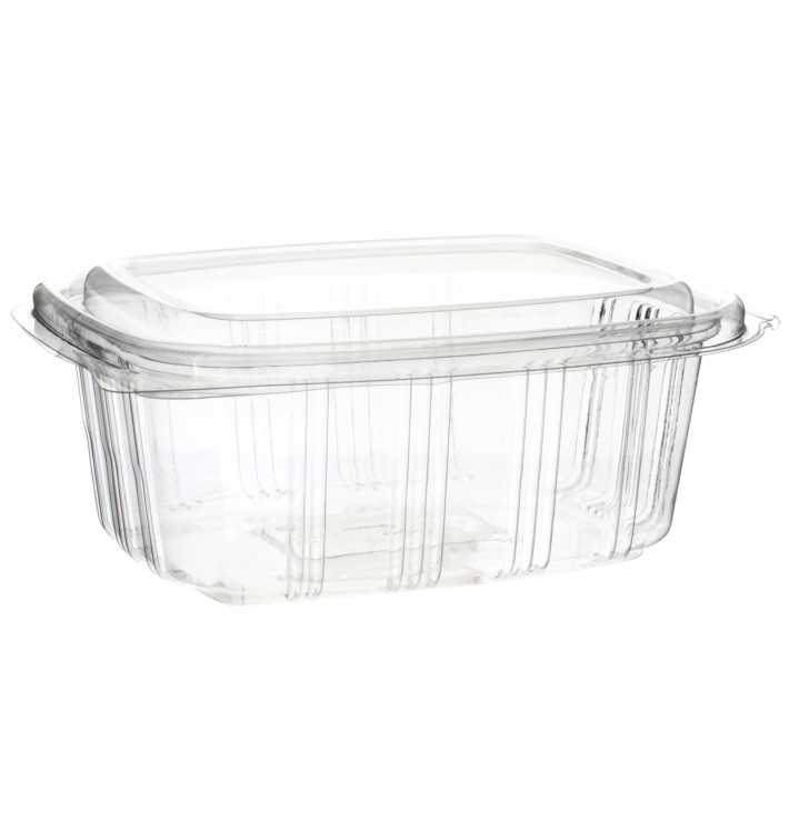 Genpak 32 oz. Clear Hinged Deli Container with High Dome Lid