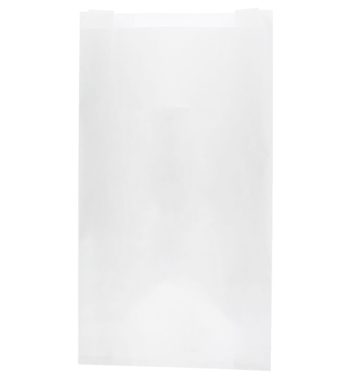 Paper Food Bag White 14+7x24cm (1000 Units)