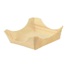 Pine Leaf Boat Tray 7,5x7,5x3cm (1000 Units)