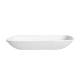 Sugarcane Plate White 6,5x6,5cm (300 Units)